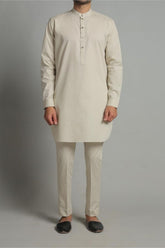 Beige Kurta Trouser