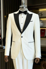 Crystal Collar Men Suit