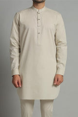 Beige Kurta Trouser