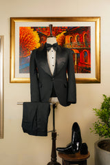 Crystal Collar Men Suit