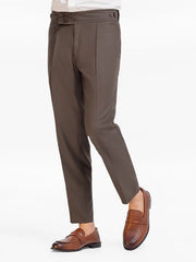 Men Brown Smart Fit Trouser