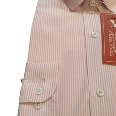 Lining Pattern Pink shade Dress Shirt